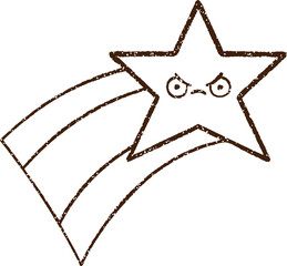 Star Charcoal Drawing