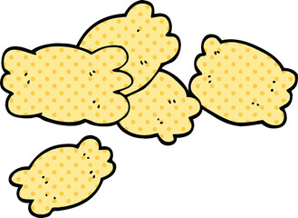 comic book style cartoon pasta