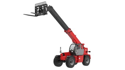 Telescopic handler forklift © Evaldas