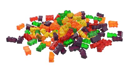 Pile of gummy bears