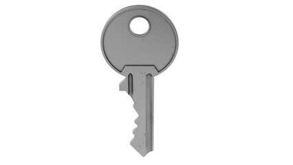 key isolated on white