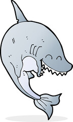 cartoon shark