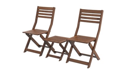 Wooden furniture set