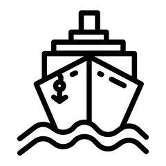 Cruise line icon