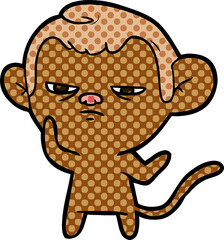 cartoon monkey
