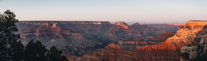 Scenic View of the Grand Canyon, Arizona from the South Rim at Mather Point.