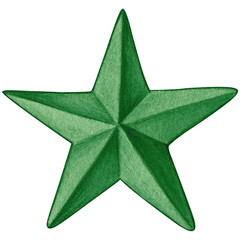Obraz premium watercolor hand drawn decorative rustic star