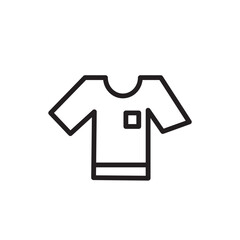 Shirt Clothes Apparel Outline Icon