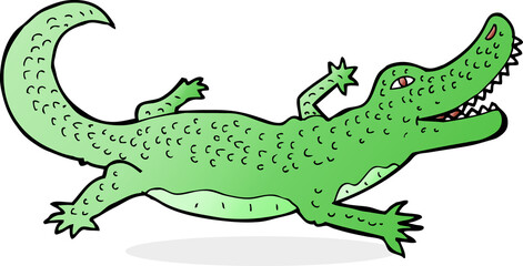 cartoon crocodile