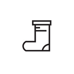 Clothing Dress Sock Outline Icon