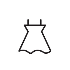 Dress Garment Wear Outline Icon