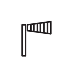 Air Sock Diving Outline Icon