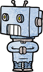 cartoon robot