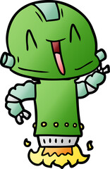 cartoon robot