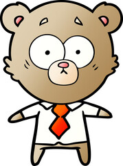 surprised bear cartoon