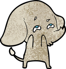 cartoon elephant remembering