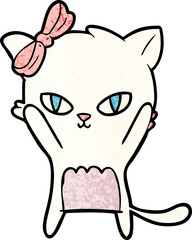cute cartoon cat