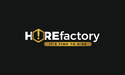 Modern and Minimal logo design for the job hire, finding candidate or job finder business.