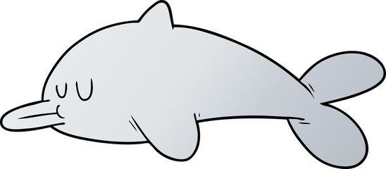 cartoon dolphin