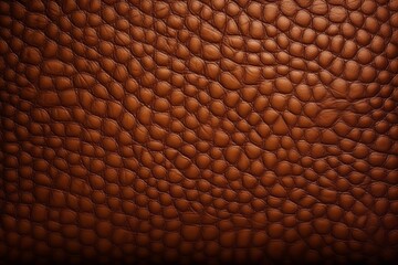Brown Leather Background Illustration. Generative AI