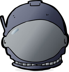 cartoon astronaut face © lineartestpilot