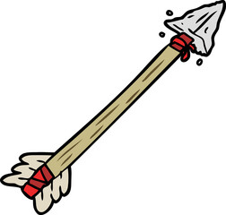 cartoon primitive arrow