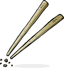 cartoon chopsticks