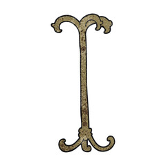 freehand textured cartoon coat stand