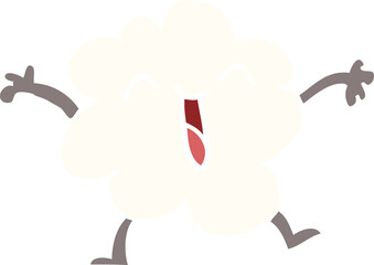 cartoon doodle expressive weather cloud