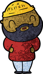 cartoon bearded man