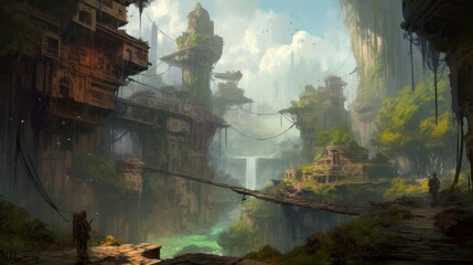 Beautiful Fantasy Game Artwork