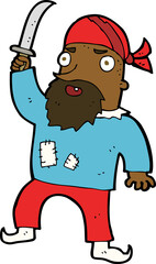 cartoon pirate