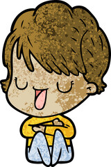 cartoon woman talking