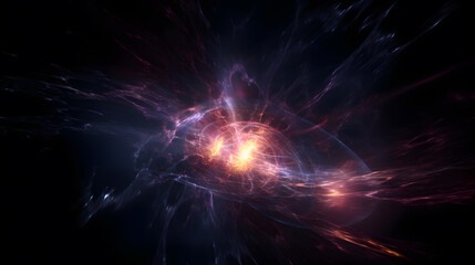 space pulsar created with generative AI