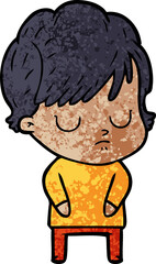 cartoon woman