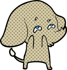 cartoon elephant remembering