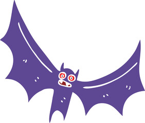 cartoon doodle bat
