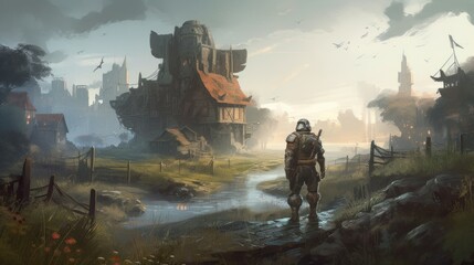 Fototapeta premium Fantasy Game Artwork
