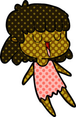 cartoon woman