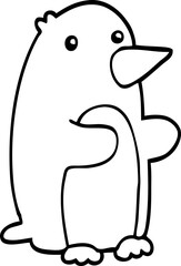 cartoon penguin