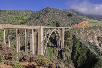 Famous California Bridge During the Day