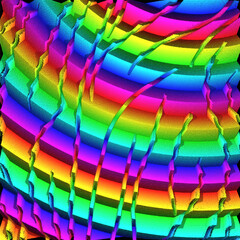 Obraz premium Moving colorful lines of abstract background