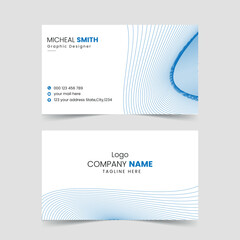 Creative modern name card and business card