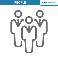 People Icon. Man, Men, Boss, Leader, Businessman