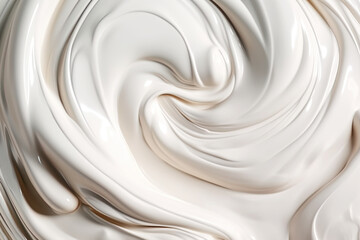 Texture smooth creamy cosmetic product background,white foam cream texture for backdrop