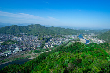 Obraz premium 岐阜城から見た長良川