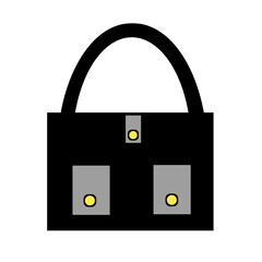 handbag outline illustration