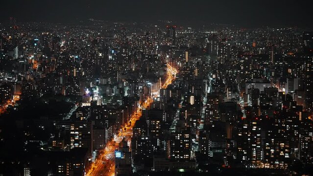 大阪市の夜景
