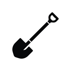 Shovel icon vector on trendy design