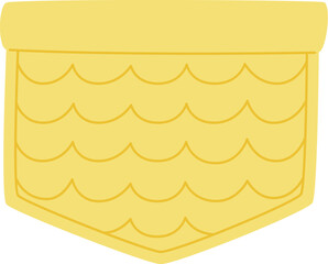 Clothing Pocket With Waves